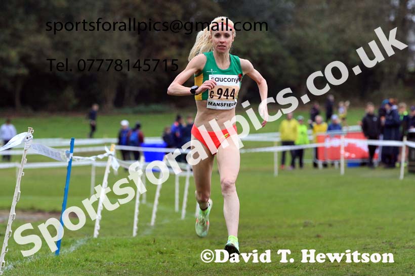 Senior Women, 2022 National Cross Country Relays, Berry Hill Park, Mansfield.  Photo: David T. Hewitson/Sports for All Pics